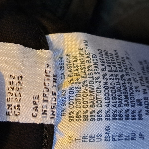 Diesel Ladies Black Distress Jeans W26-L32 Regular straight Regular waist - Picture 4 of 8